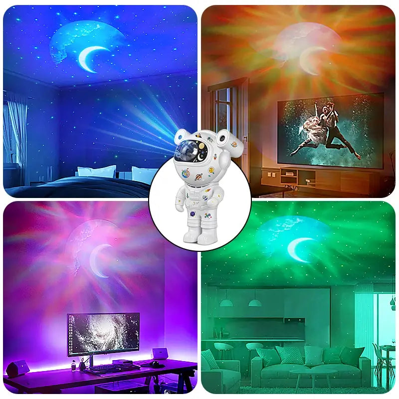 Kids Star DIY Projector Night Light with Remote Control for Ages 4+ Years