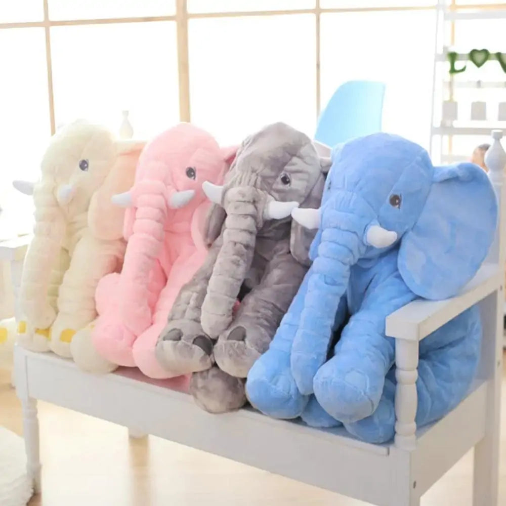 Elephant Doll Toy Cushion in 16 or 24 Inches for All Ages