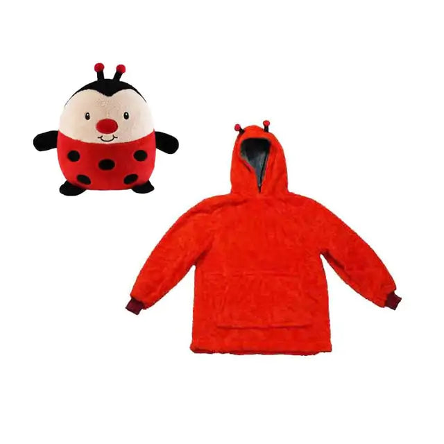 Kids Pets Blanket Hoodie Soft Plush for Ages 4+ Years