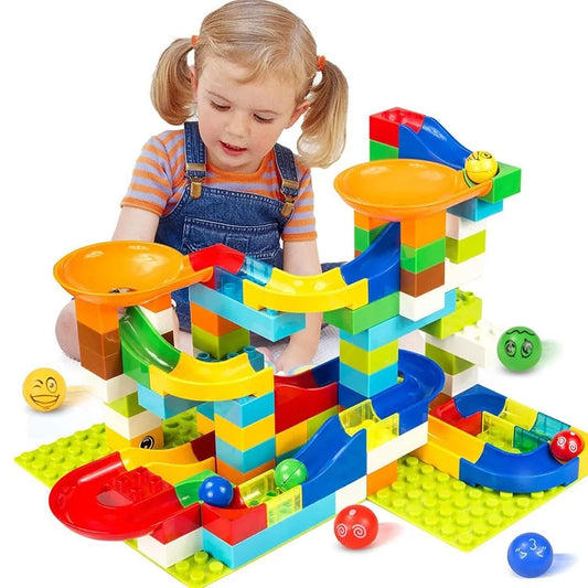 Duploed Blocks Funnel Slide Bricks 156 Pieces for Ages 3 - 4 Years