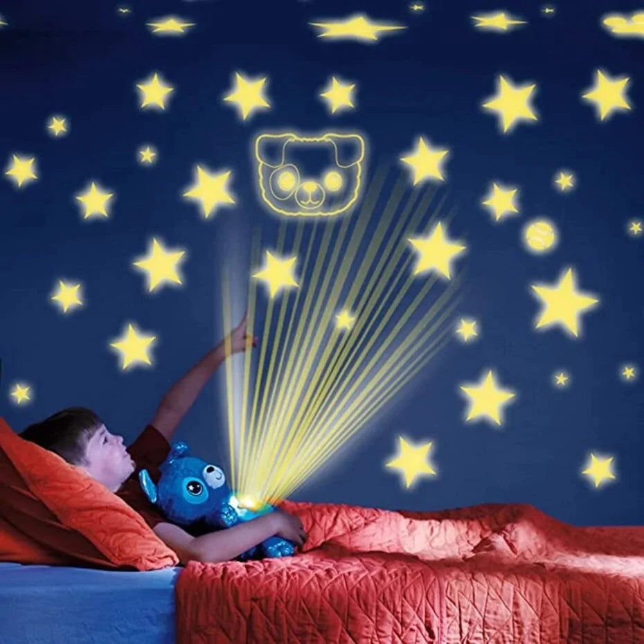 Projecteur de galaxie en peluche pour enfants de 2, 3 et 4 ans