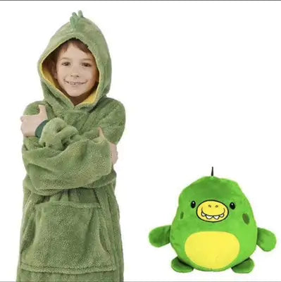 Kids Pets Blanket Hoodie Soft Plush for Ages 4+ Years