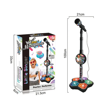 Kids Microphone with Stand for Ages 4+ years