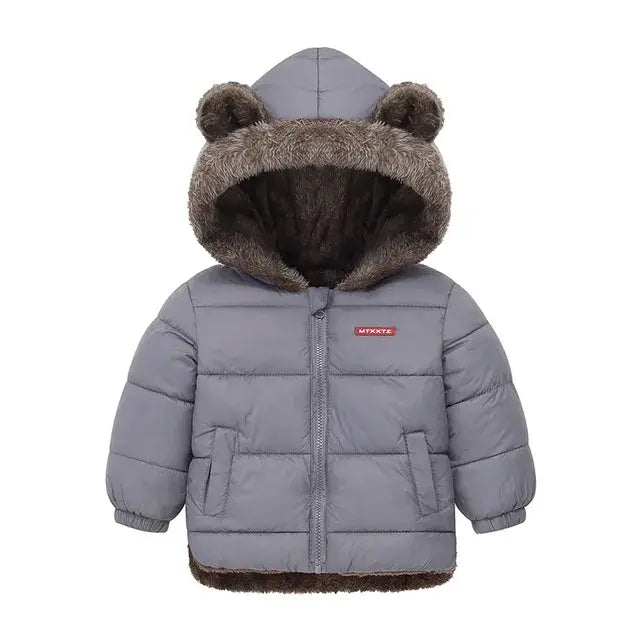 Children's  Reversible Thick Fleece Coat for Ages 1, 2, 3, 4 Years