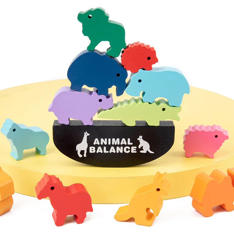 Animal Balance Building Blocks Game Ages 3, 4 Years Boys & Girls