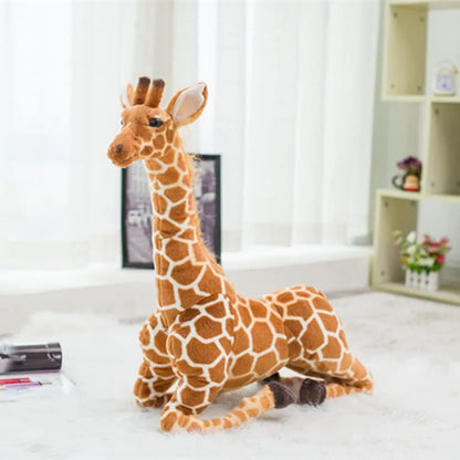 Huge Realistic Giraffe Plush Toy for Babies and Toddlers