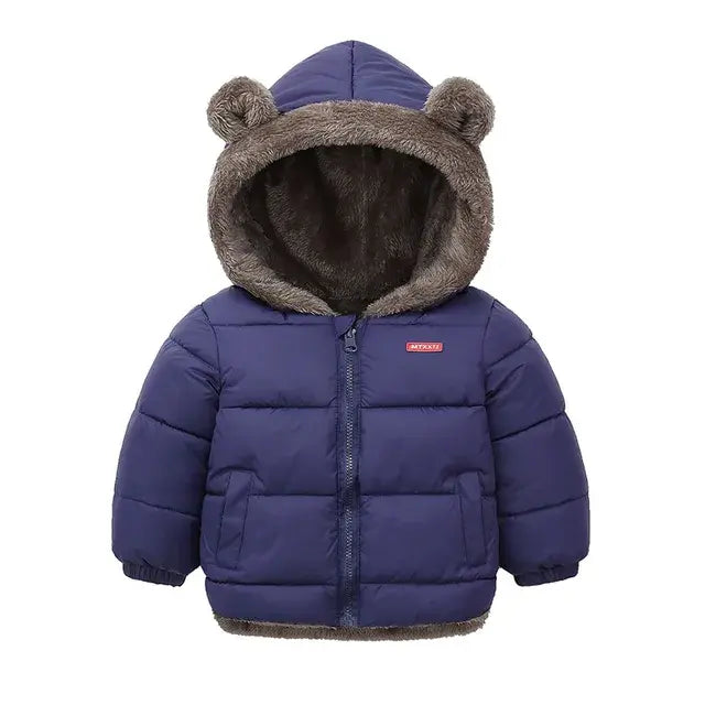 Children's  Reversible Thick Fleece Coat for Ages 1, 2, 3, 4 Years