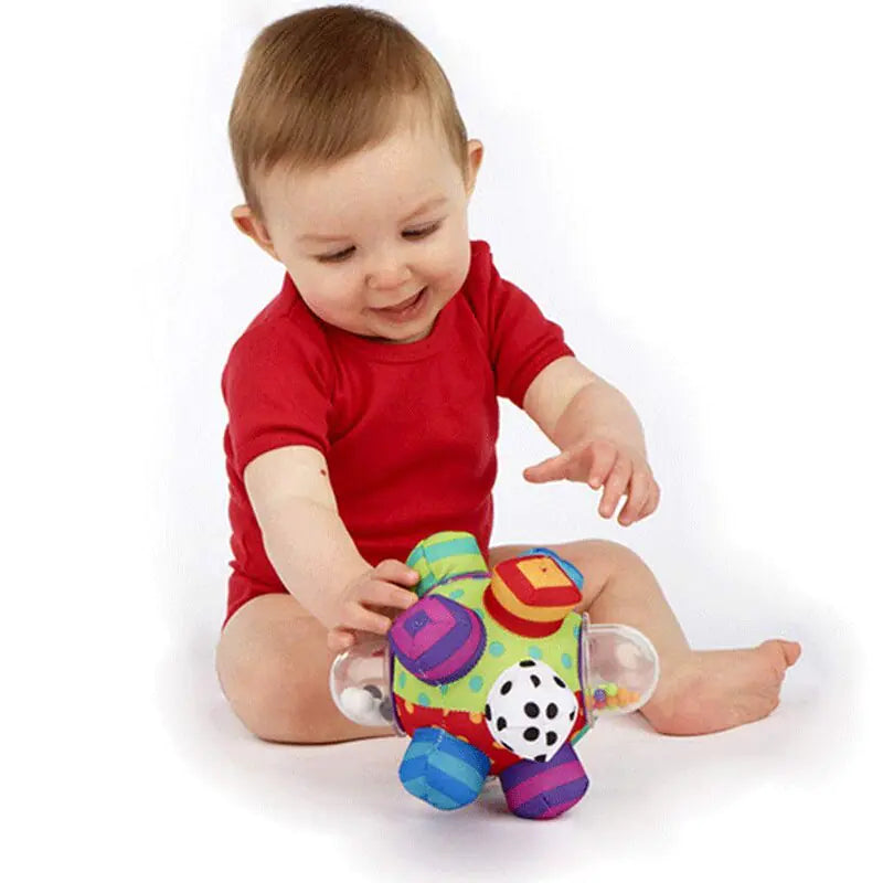 Baby Rattles Developmental Bumpy Ball Toy Ages 3 - 12 Mnths