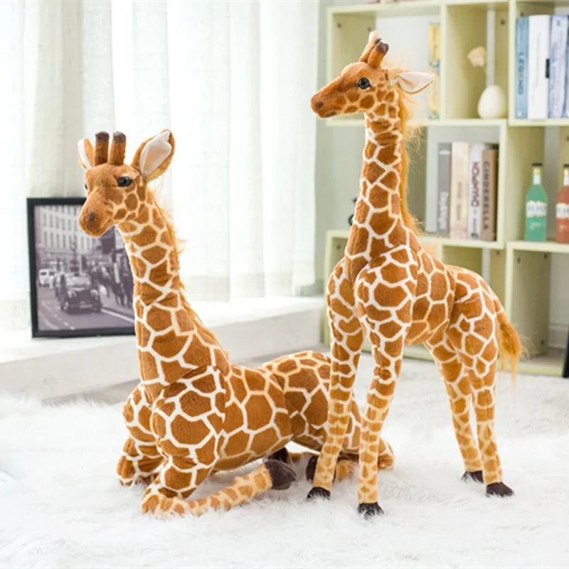 Huge Realistic Giraffe Plush Toy for Babies and Toddlers