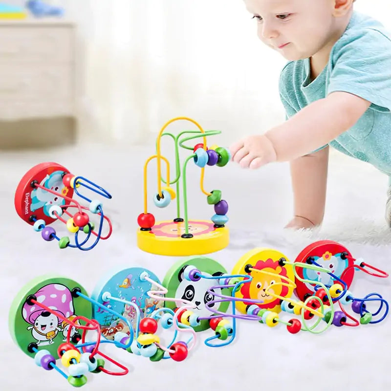 Roller Coaster Abacus Puzzle toys For Ages 1 - 4 Years