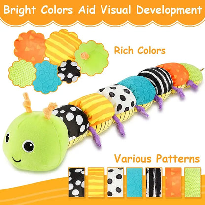 Musical Caterpillar Plush Toy for Ages 0. 6, 12 Mnths Years