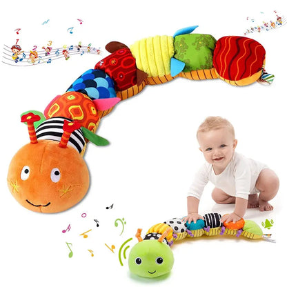 Musical Caterpillar Plush Toy for Ages 0. 6, 12 Mnths Years