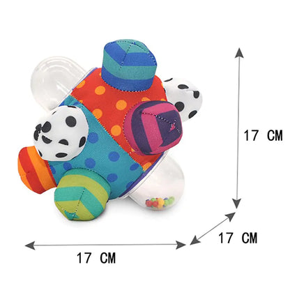 Baby Rattles Developmental Bumpy Ball Toy Ages 3 - 12 Mnths